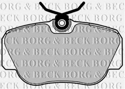 BORG & BECK bbp1063 -  Комплект тормозных колодок, дисковый тормоз